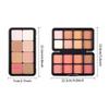 1 PC 16 Colors Facial Contour Highlighter Blusher Palette, Multi Purpose Matte & Shimmer Contouring Shaping Palette Creating 3D Makeup (01#, 30g) view 4