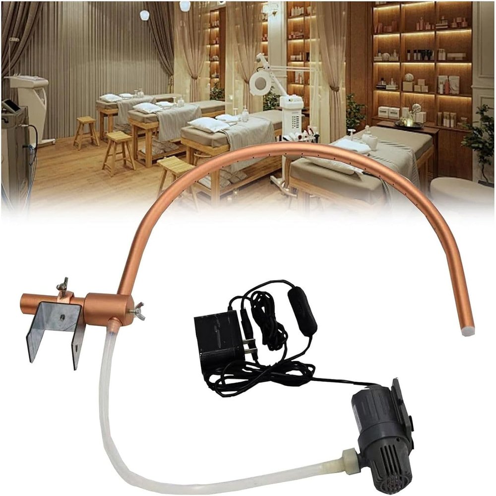 Head Spa Water Frame with Pump for Shampoo Sink, Portable Salon Shower Head Equipment, Shampoo Bowl Waterfall,BRplug