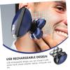 Ipetboom USB Rechargeable Electric Shaver Floating Trimmer Head for Beard Hair and Nose Hair Multifunctional Grooming Kit for Men view 3