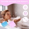 2 Pcs Back Scrubber for Shower, Back Washer with Handles for Men & Women, Double-Side Use Exfoliate Washcloth Bath Tool to Scrub Your Body (Pink and Blue) view 2