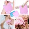 2 Pcs Back Scrubber for Shower, Back Washer with Handles for Men & Women, Double-Side Use Exfoliate Washcloth Bath Tool to Scrub Your Body (Pink and Blue) view 4