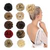 zhongxlla Hair Bun Messy Bun High-Temperature Synthetic Hair Puff, Voluminous Curly Updo with Elastic Band For Women Girls(Black) view 1