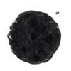 zhongxlla Hair Bun Messy Bun High-Temperature Synthetic Hair Puff, Voluminous Curly Updo with Elastic Band For Women Girls(Black) view 2