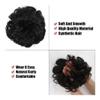 zhongxlla Hair Bun Messy Bun High-Temperature Synthetic Hair Puff, Voluminous Curly Updo with Elastic Band For Women Girls(Black) view 3