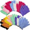Aisamco 30 Pcs Exfoliating Gloves for Shower,15 Colors Body Scrubber Gloves Bath Gloves,Scrub Exfoliate Glove Mitt Shower Spa Massage Wash Deep Scrubbing Dead Skin Remove for Women and Men view 1