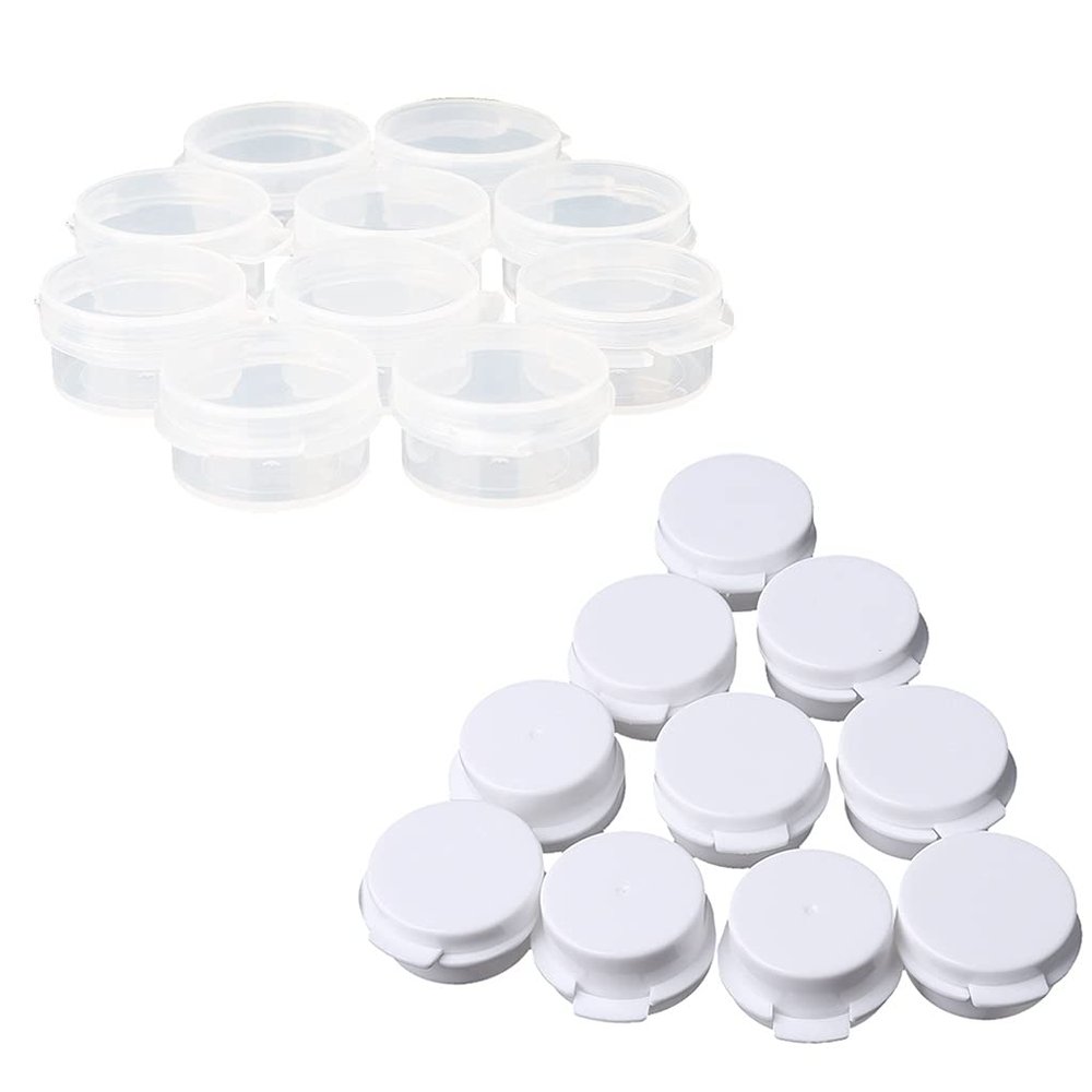 10Pcs Make Up Jar Sample Bottle Sealing Pot Face Cream Container Portable