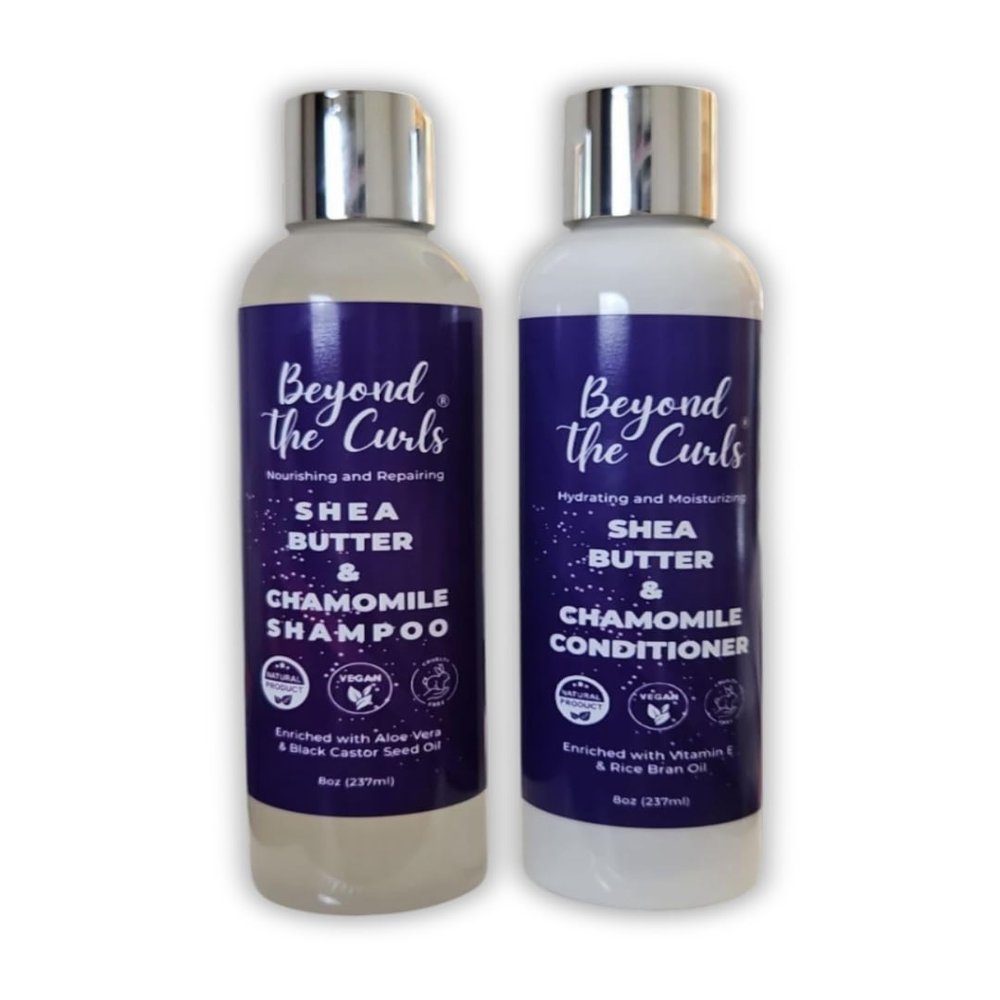 Shea Butter & Chamomile Shampoo and Conditioner Duo