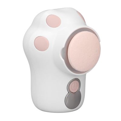 ANGGREK Electric Foot File, Storage Bin Cute Cat Claw Electric Foot Grinder for Dead Skin