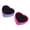 ELAYARD 2pcs Silicone Brush Cleaning Box for Makeup Brushes Portable Lightweight Easy to Use for Eye Shadow Powder Removal for Travel Cleaning Needs view 1