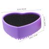 ELAYARD 2pcs Silicone Brush Cleaning Box for Makeup Brushes Portable Lightweight Easy to Use for Eye Shadow Powder Removal for Travel Cleaning Needs view 2