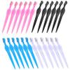 Gogogmee 24pcs Eyebrow Razor Trimmer Stainless Steel Manual Facial Shaver for Men and Women Non-Slip Handle Protective Cover Eyebrow Grooming Tools view 1