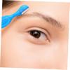 Gogogmee 24pcs Eyebrow Razor Trimmer Stainless Steel Manual Facial Shaver for Men and Women Non-Slip Handle Protective Cover Eyebrow Grooming Tools view 2
