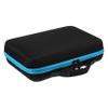 AUTSUPPL Portable Bottle Essential Oil Organizer Case for Travel Flexible Dividers for Bottles Storage Pouch for Essential Oils Blue for Outdoor Use view 1