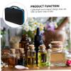 AUTSUPPL Portable Bottle Essential Oil Organizer Case for Travel Flexible Dividers for Bottles Storage Pouch for Essential Oils Blue for Outdoor Use view 3