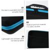 AUTSUPPL Portable Bottle Essential Oil Organizer Case for Travel Flexible Dividers for Bottles Storage Pouch for Essential Oils Blue for Outdoor Use view 4