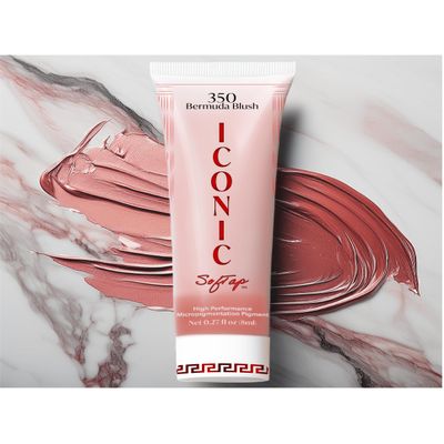 SofTap Iconic Lip Pigment for PMU (7 ml Tube) High Performance Premium Color for Permanent Cosmetics. Enhanced Retention, Stable Fading, Skin-Nourishing Formula (Bermuda Blush)
