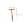 VICASKY 2pcs Manual Metal Shaving Razor for Men Old Style Double-edged Safety Razor Non-skid Grip for Smooth Face Beard Shaving Travel view 2