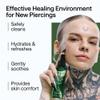 Piercing Aftercare Spray - Sterile Saline Solution for Piercings with Panthenol & Tea Tree Oil for Piercing Bumps Lip, Body, Nose Rings, & Ear Piercing Cleaner Keloid bump removal (3 Pack) view 3