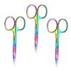 Beatifufu 3pcs Eyebrow Scissors Ergonomic Eyebrow Trimmer for Precise Grooming Lightweight Design for Easy Carrying for Women and Men view 1