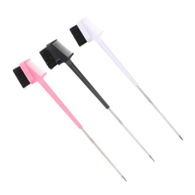 Vaguelly Eyebrow Brush Comb Eyelash Brush Makeup Set Grooming Tool for Salon Home