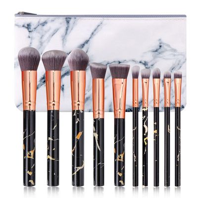TEOYETTSF Marble Makeup Brush Set Beauty Tools Loose Brush Son Full Set of Beauty Tools(D)
