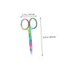 LIFKOME 3pcs Eyebrow Grooming Scissors Trimming Shears for Precise Eyebrow Shaping and Grooming Lightweight and Portable Beauty Tool for Women view 2