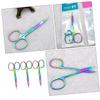 LIFKOME 3pcs Eyebrow Grooming Scissors Trimming Shears for Precise Eyebrow Shaping and Grooming Lightweight and Portable Beauty Tool for Women view 4