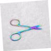 Vaguelly 3pcs Durable Stainless Steel Eyebrow Trimmers for Precision Grooming Ergonomic Design Scissors for Eyebrow Shaping and Trimming Portable Beauty Tool for Women view 3