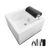 BRCYKRWY Foot Bath Acrylic Footbath Spa Portable Foot Spa Bathtub Colorful Lamp Footbath Foot Spa with Heat and Massage and Jets for Home Salon Spa Beauty Store view 1