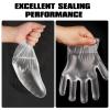 300 Pcs Plastic Foot Covers For Feet, Plastic Socks For Moisturizing Feet Paraffin Wax Gloves For Hands Can Be Used For Shoe Fitting Hot Wax Therapy Spa view 3