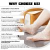 300 Pcs Plastic Foot Covers For Feet, Plastic Socks For Moisturizing Feet Paraffin Wax Gloves For Hands Can Be Used For Shoe Fitting Hot Wax Therapy Spa view 4