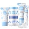 ARCHIDATE Milk Face Routine Set, 5Pcs Moisturizing Facial Skin Care Sets, Long-lasting Hydrating, Enhance Skin Elasticity, Face Care Kit Include Cream, Cleanser, Eye Cream, Moisturizer, Sunscreen view 1