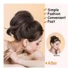 WOAITIANTIAN Hair Bun, Voluminous Heat-Resistant Women's Bun Ponytail Hair Accessory Hair Extensions(Dark gray) view 4