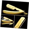 Ipetboom Folding Razor Eyebrow Cutter Beard Cutter Holder Single Razor Shaver Holder Beard Trimmer view 4