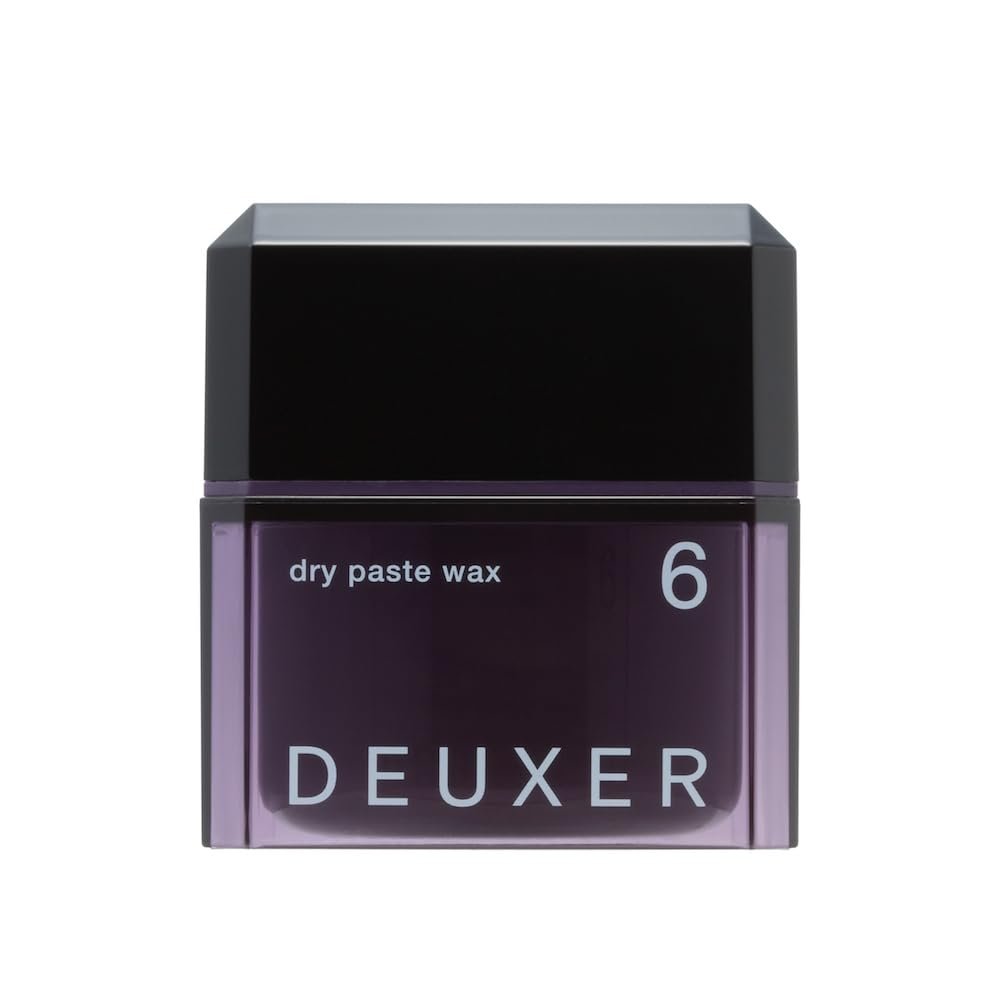 Number Three Inc DEUXER DRY PASTE WAX 6 80g | Hard Hold | Made In Japan | All natural hair wax