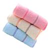 AUTSUPPL 3pcs Pure Cotton Muslin Washcloths Soft Face Towels Cotton Facecloth for Makeup Bath Travel Random Color view 1