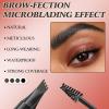 2-in-1 Eyebrow Pencil with Gel,2025 NEW Waterproof Magic Eyebrow Pencil,Dual-Ended 3D Microblading Eyebrow Pen with 4 Tip & Eyebrow Brush, Makeup Long-Lasting Eyebrow Pen for Women (4PCS) view 3
