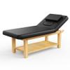 pouseayar Stationary Massage Table Treatment Clincal Beauty Bed/PU Spa Bed, 31.5 Inchs Wide PU Leather - Black view 1
