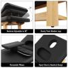 pouseayar Stationary Massage Table Treatment Clincal Beauty Bed/PU Spa Bed, 31.5 Inchs Wide PU Leather - Black view 3