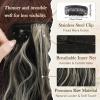 BARSDAR Black Mix Blonde Loose Wavy + Beach Wavy Clip in Hair Extensions view 3
