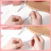 2 PCS Nail Cuticle Pusher Pen, Metal Double Ended Tools for Nails, Stainless Steel Cuticle Pusher Nail Dotting Pen, Professional Cuticles Remover Tool for Manicure Pedicure Nails Art Care Tools view 3