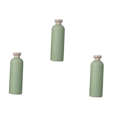 VOSAREA 3pcs Convenient Shower Gel Sub Bottles Top Liquid Storage Containers for Home Travel and Hotel Use Practical Leakproof Shampoo and Lotion Dispensers