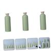 VOSAREA 3pcs Convenient Shower Gel Sub Bottles Top Liquid Storage Containers for Home Travel and Hotel Use Practical Leakproof Shampoo and Lotion Dispensers view 4