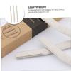 VICASKY 3pcs Eyebrow Trimming Razor Grooming Kit Wheat Straw Design Stainless Steel Blades Compact Makeup Tool for Precise Eyebrow Shaping and Facial Hair Removal view 3