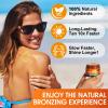 Brown Tanning Cream 5.25 Fl Oz,Lntensive Tanning Gel,Lnstant Tan Enhancer With Added Shimmer - Tan Accelerator Cream, Soft Intensive Luxe for Sunbeds &Outdoor Sun view 4