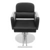 Artist Hand Salon Chair, 360 Swivel Hydraulic Barber Chair Hair Beauty Salon Equipment Barber Styling Chair Tattoo Chair Salon & Spa Chairs for Hair Stylist Women Man (BlackSilver) view 4