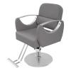 Artist Hand Salon Chair, 360 Swivel Hydraulic Barber Chair Hair Beauty Salon Equipment Barber Styling Chair Tattoo Chair Salon & Spa Chairs for Hair Stylist Women Man (GreySilver) view 1