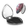 FJWSLCH Orchid Flower Butterfly Soft Fresh Spring Makeup Mirror Double-Sided 1X/2X Magnifying Mini Travel Vanity Mirror for Pocket Purse Clutch, Handheld Beauty Mirrors for Men Women view 1