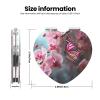 FJWSLCH Orchid Flower Butterfly Soft Fresh Spring Makeup Mirror Double-Sided 1X/2X Magnifying Mini Travel Vanity Mirror for Pocket Purse Clutch, Handheld Beauty Mirrors for Men Women view 3
