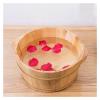 A1DFDFGOQSFG Wooden Foot Basin,Wood Foot Tub, Wooden Foot Basin Wooden Foot Basin,Solid Cedar Wood Foot Basin Tub Bucket for Foot Bath,Pedicure Bowl Spa Massage Wooden Foot Tub, view 3